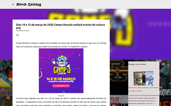 Campo Geek na mídia