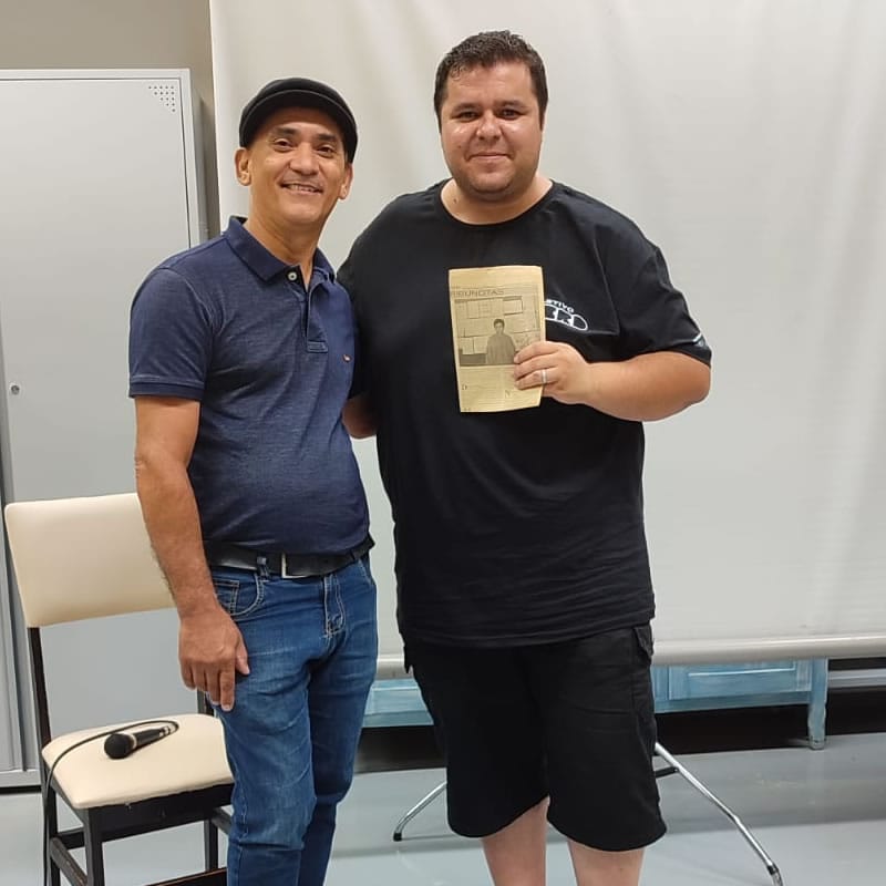Pixote Larpank homenageado pelo Campo Geek