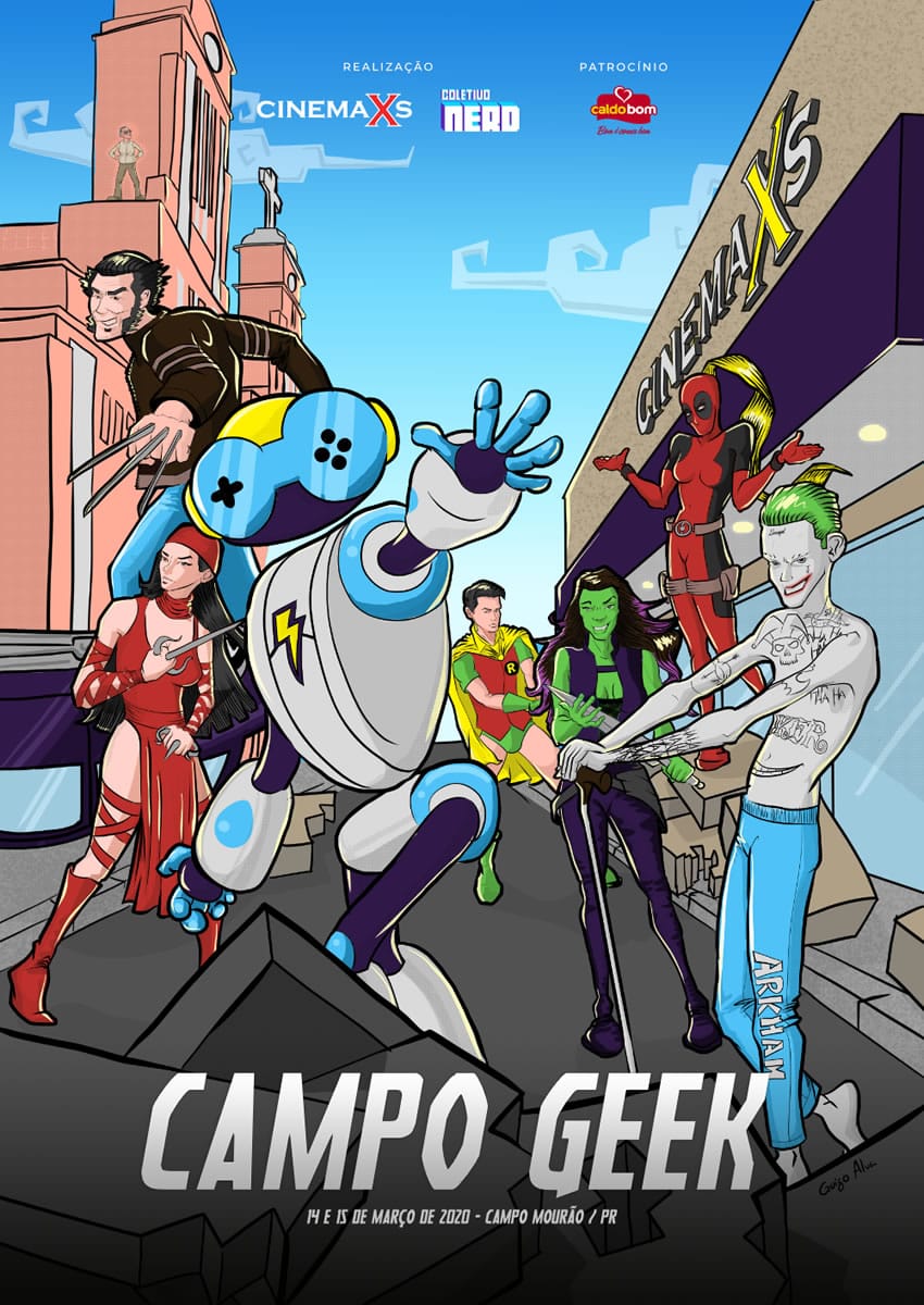 Pôster do Campo Geek 2020